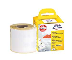 Zweckform Rollenetiketten 54x70mm Universal Etiketten weiß