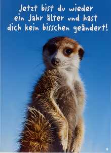 Glückwunschkarte Tiere Motiv 6028-A-18