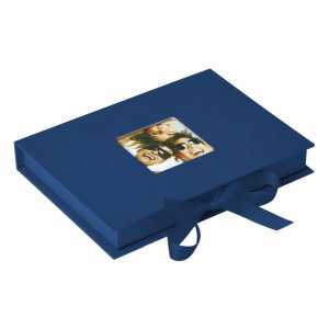 Foto-Geschenkbox Fun blau, bis 13x18cm
