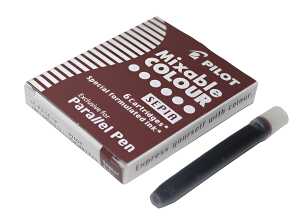 Patronen für Parallel Pen braun 6 Stück