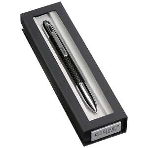 Kugelschreiber Carbon Stärke M in schlanker Box, Schriftfarbe schwarz