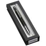 Kugelschreiber Carbon Stärke M in schlanker Box,...