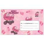 Umschlag Geldgeschenk Hurra / Mädchen