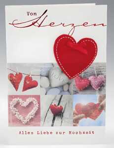 Hochzeit 4 Jahreszeiten Klappkarte Motiv 47