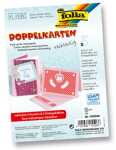 Doppelkarten m.Umschlag 5 Stück 105x150mm Rosa
