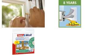 tesamoll E-Profil weiß 6m - für Spalten von 1-3,5mm