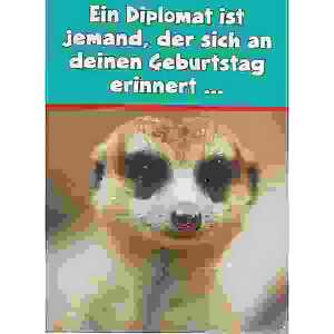 Glückwunschkarte Tiere Motiv 6028-A-32