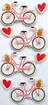 ROESSLER PAPIER Sticker Fahrrad mit Herz