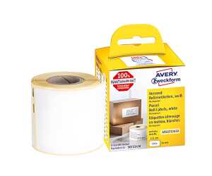 Versandetikett 54 x 101 mm (B x H) Papier weiß 110 Etik./Rl.