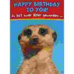 Glückwunschkarte Tiere Motiv 6028-A-33