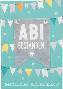 Klappkarte Besondere Anlässe Motiv 15 - ABI bestanden Glückwunsch