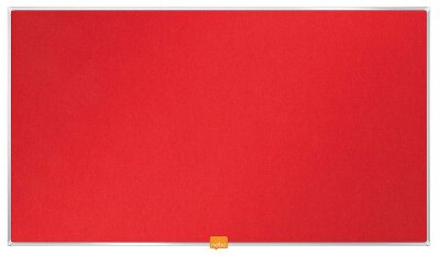 Nobo Pinntafel Filz rot Widescreen 710mmx400mm - nobo