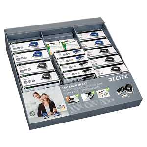 LEITZ Heftgerät+Locher sortiert 95100000 Display