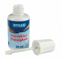 Korrekturflüssigkeit 20ml Flasche mit Schwamm