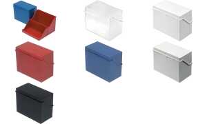 helit Klein-Karteikasten the index , A5 quer, schwarz (5161203)