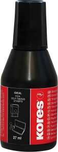 Stempelfarbe ohne Öl, 27ml schwarz mit Verstreicher # SF71338