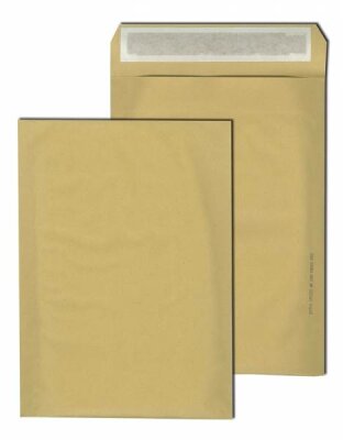 Papierpolstertasche D Sumo 10er braun 175x265mm - 100% Recyclingpapier, Haftklebung mit Abdeckstreifen - ohne Fenster, Polsterung aus mehrlagigem Papiervlies, - 10mm Rundumschweißung Außenmaß 195x265mm