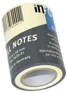 Roll Notes Nachfüllrolle 60mm x 10 m Rolle