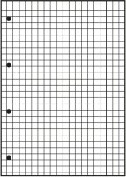 Collegeblock A4+ kariert Pastell 2fach sortiert - mit Doppelrand Lineatur 28 80 Blatt 70g 4fach gelocht - holzfrei Landre Hamelin