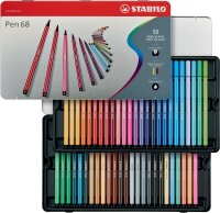 STABILO Pen 68 50er Metalletui „ARTY"