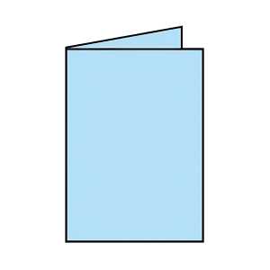 Briefkarte B6 HD 5ST himmelblau COLORETTI 220719517