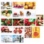 Glückwunschkarten 100 St. Weihn 16-fach sort....