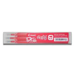 Pilot Tintenrollermine FriXion BLS-FR5 - 0,3 mm, rot, 3er Pack