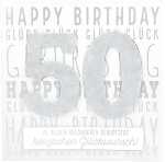 Glamour Klappkarte quadratisch Motiv 6