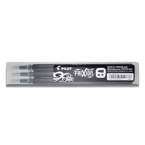 Pilot Tintenrollermine FriXion BLS-FR5 - 0,3 mm, schwarz, 3er Pack