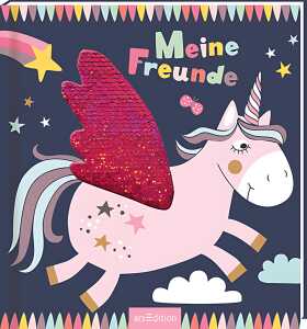 Meine Freunde Einhorn Buch mit Wendepailletten - ab 4 Jahren