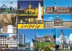 Postkarte Leipzig Sehenswürdigkeiten - 148 x 105mm...