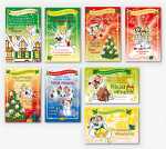 Glückwunschkarten 100 St. Weihnachten 8-fach sort.