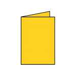 Coloretti Karten 5 Stück B6 Hd-Pl 225g Goldgelb
