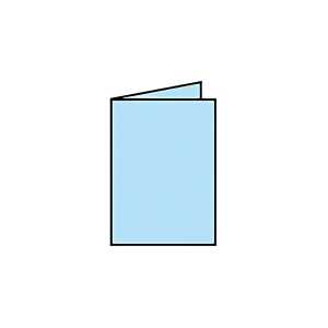 Coloretti Karten 5 Stück A7Hd himmelblau