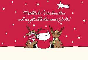 Weihnachten X-MAS Dreams Klappkarte Motiv 28