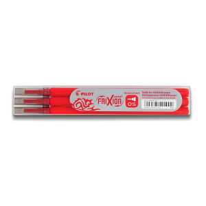 Pilot Tintenrollermine FriXion BLS-FRP5 - 0,3 mm, rot, 3er Pack