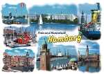 Postkarte Hamburg FREIE HANSESTADT HAMBURG