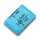 Radierer Läufer Knetgummi 43x30x10 mm, blau, Standard