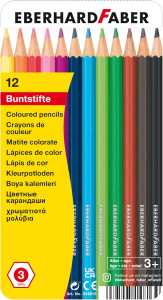 Farbstifte hexagonal 12er Metalletui