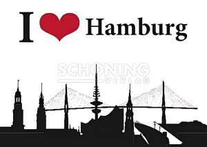 Super-Top-Cards Hamburg I LOVE HAMBURG