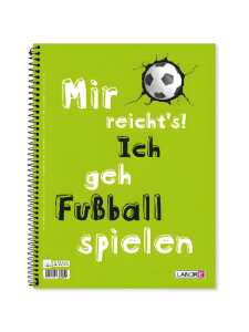 Collegeblock A4+ Fußball 2fach sortiert - Lineatur 28 80 Blatt 70g
