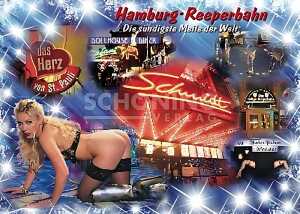 Postkarte Hamburg HAMBURG REEPERBAHN 4004545375513