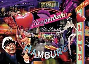 Postkarte Hamburg HAMBURG REEPERBAHN 4004545454058