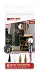 Edding Kalligrafie Glanzlackmarker 753 1-2,5 mm 5er-Set