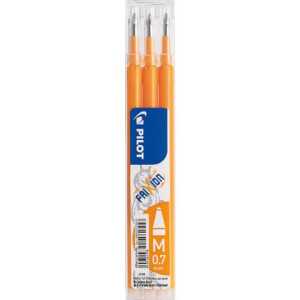 PILOT Tintenrollermine FriXion BLS-FR7 - 0,4 mm, apricot, 3er Pack