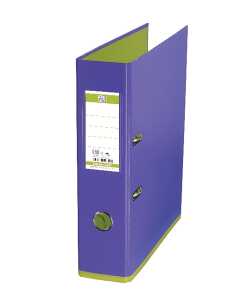 Oxford Ordner "myColour" PP/PP, Rückenbreite 80 mm, violett/hellgrün