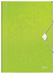LEITZ 4599 Eckspannermappe WOW A4 PP grün metallic