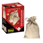 Idena Adventskalender 24 Leinensäckchen natur -...