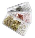 Clip Box 3in1 gold,silber,rosegold Pins...