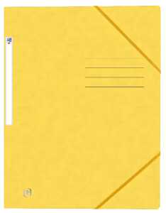 Eckspanner A4 gelb - Oxford TOP FILE+ 390 g/m² Karton